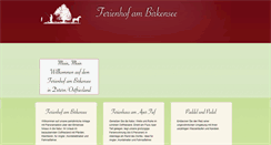 Desktop Screenshot of ferienhof-am-birkensee.de